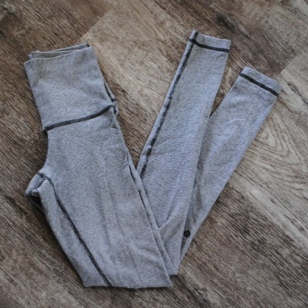 Lululemon Striped High-rise Legging